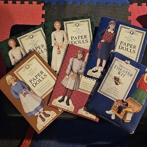 American Girl Paper Dolls Set